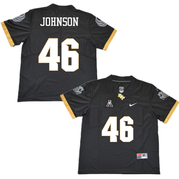 Men #46 Chris Johnson UCF Knights College Football Jerseys Sale-Black